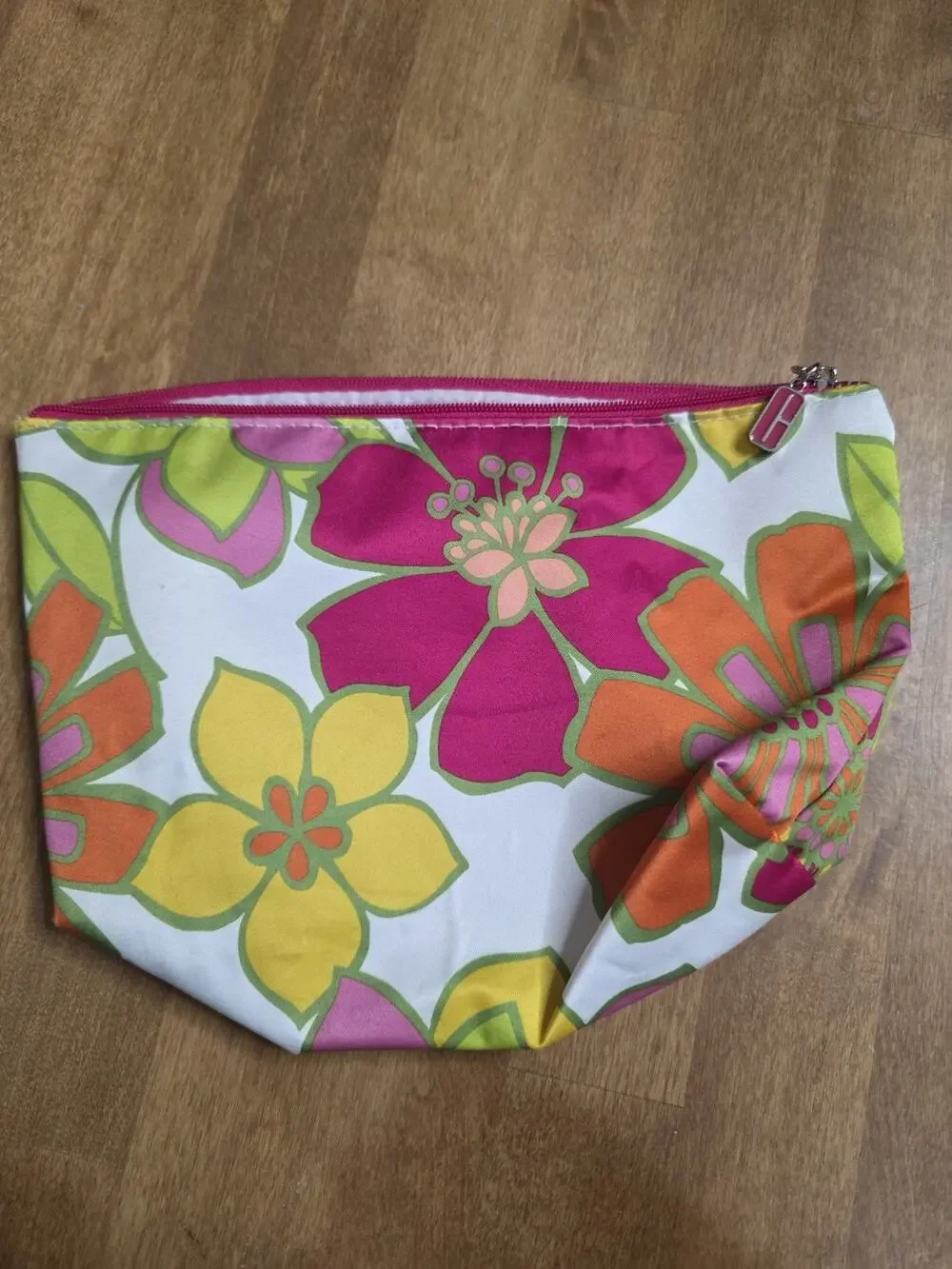 clinique cosmetic Floral bag pouch